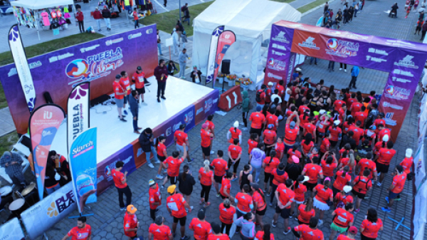 Carrera “Puebla te quiere libre”, gobierno conmemora &quot;Día Naranja&quot;