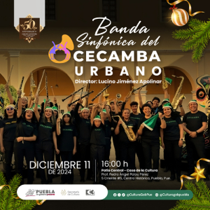 Cultura concluye actividades de Banda Sinfónica CECAMBA-URBANO