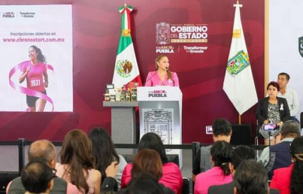 Anuncian carrera “Latido Rosa” en Puebla