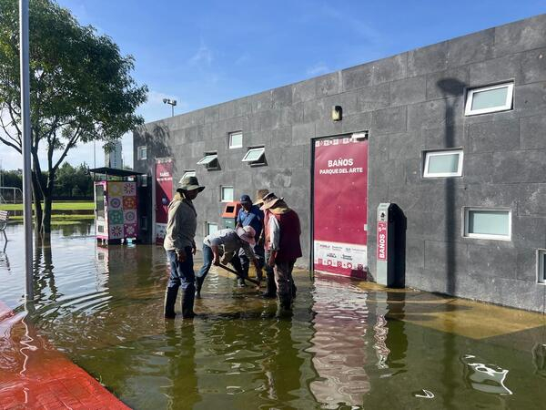 Parque Metropolitano sufre daños por lluvias