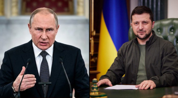 Vladímir Putin, presidente de Rusia | Volodímir Zelenski, presidente de Ucrania