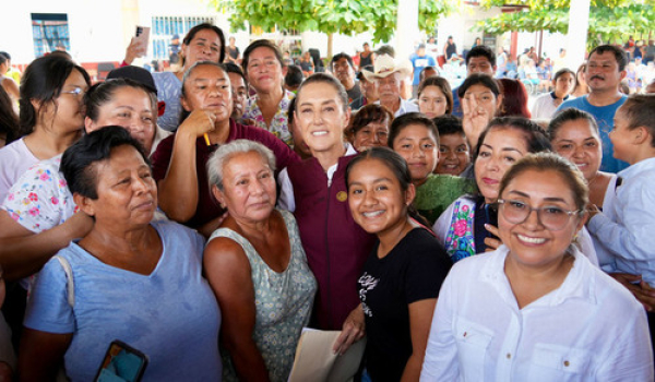 Claudia Sheinbaum supervisa avances en Pantepec