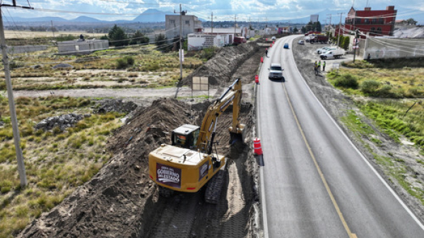 Arranca ampliación de la carretera Amozoc-Teziutlán