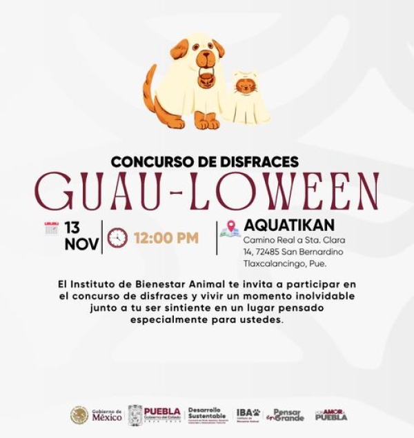 ¡Ven y participa en el concurso “Guau-loween”!