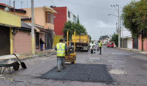 "Bacheando Puebla" atiende nuevos puntos de la capital
