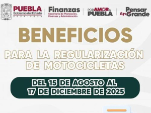 Puebla otorga facilidades y beneficios para motociclistas