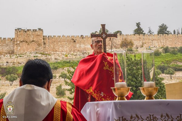 Jerusalén se queda sin misa de Domingo de Ramos