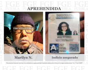 Detienen en Tlaxcala a Marylin N. seudo psiquiatra