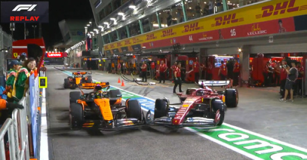 McLaren y Ferrari en Singapur