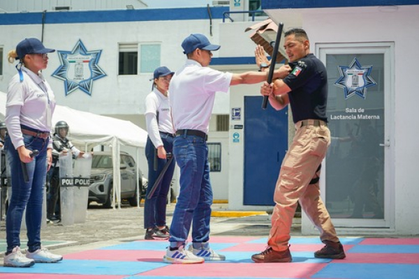 Policía Auxiliar incorpora deporte en sus elementos