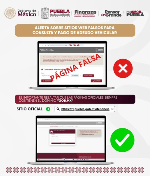 ¡Cuidado! Advierte sobre fraude digital en pagos vehiculares