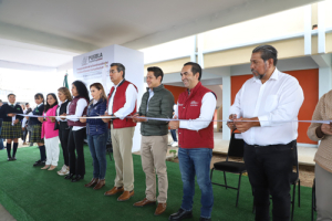 El gobernador Sergio Salomón inauguró el Telebachillerato Comunitario