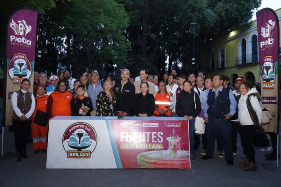 Fuente Álvaro Obregón rehabilitada: Ayuntamiento