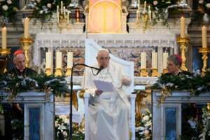 La fiesta en Ajaccio por la visita de «Papa Francescu»