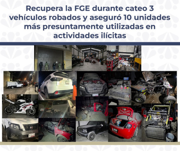 Asegura 10 unidades más presuntamente utilizadas en actividades ilícitas.