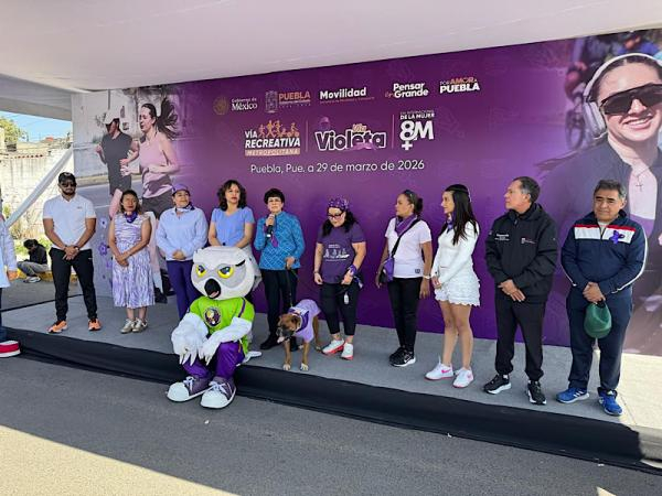Celebran "Vía Recreativa Metropolitana Violeta"