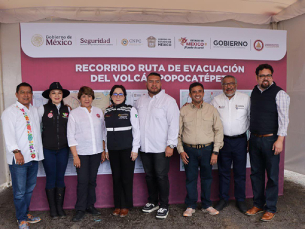 Robustecen acciones en el marco del plan homologado Popocatépetl