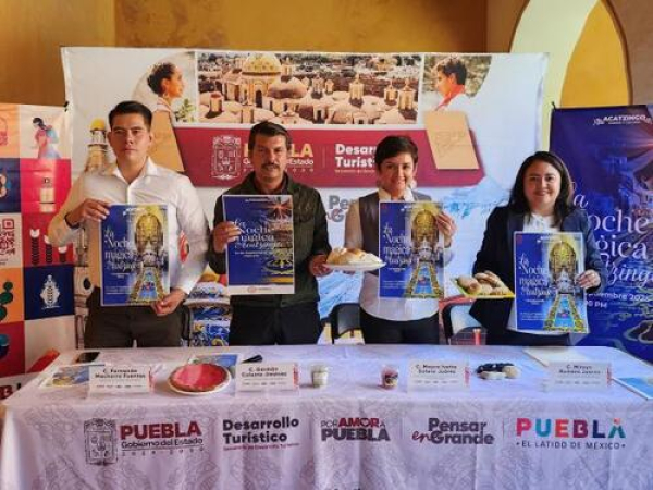 Puebla impulsa la &quot;Noche Mágica&quot; en Acatzingo
