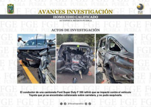 Aún no hay responsables del asesinato de la presidenta del DIF en Calpan