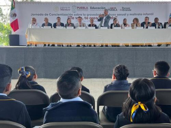 SEP Puebla impulsa jornada contra abuso y maltrato infantil