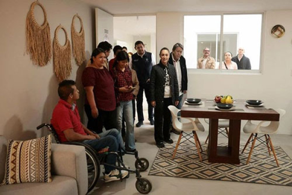 Entrega la Presidenta Claudia Sheinbaum viviendas en San José Chiapa