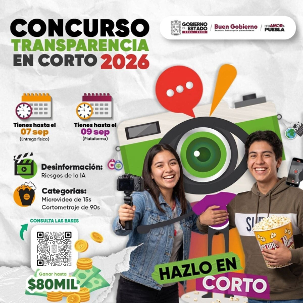 ¡Entra al Concurso Transparencia en Corto 2026!