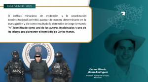 &quot;El Lic&quot; ordenó ataque contra Carlos Manzo: SSPC
