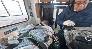 La ambulancia a&eacute;rea atendi&oacute; a un menor