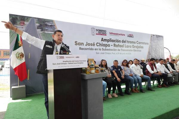 Amplian tramo San José Chiapa–Lara Grajales