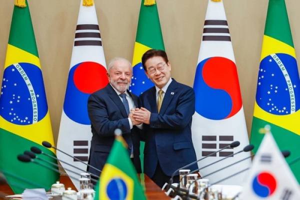 In&aacute;cio Lula da Silva, presidente de Brasil | Lee Jae‑myung, presidente de Corea del Sur