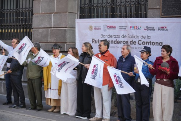 Presentan Ruta &ldquo;Senderos de Cantona&rdquo;