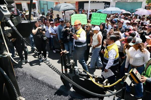 Avanza paquete de pavimentación 2026: Armenta