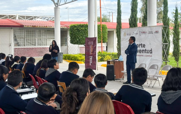 Llevan taller contra violencia escolar a Cholula