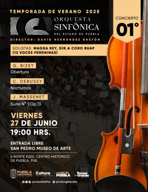 Llega la Sinfónica del Estado a San Pedro Museo de Arte