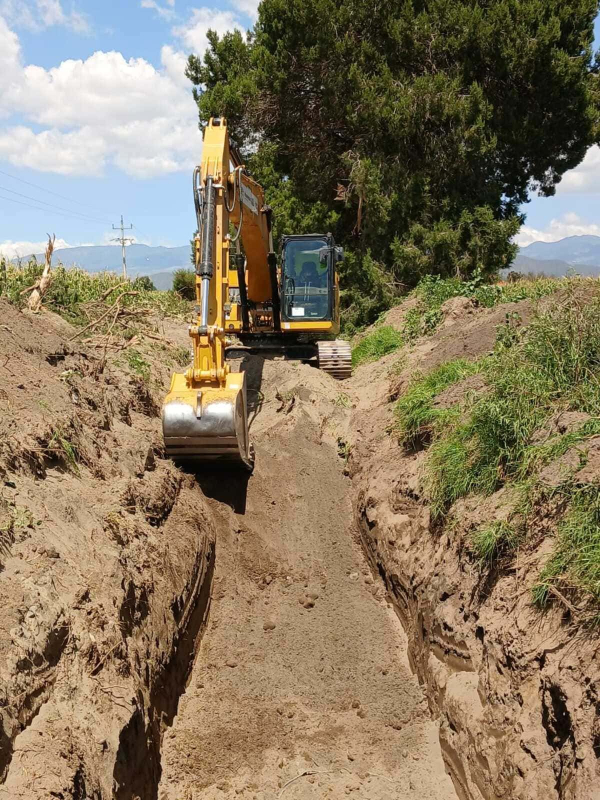 Rehabilitan barranca Xaltenco en San Nicolás Buenos Aires