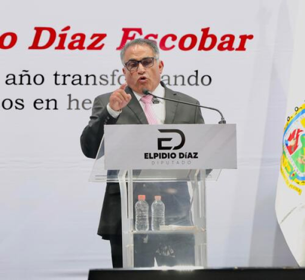Rinde diputado Elpidio Díaz su 1er Informe Legislativo