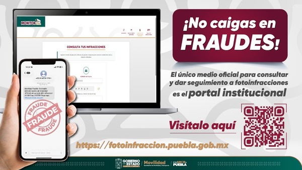 SMT alerta sobre falsos mensajes de fotomultas