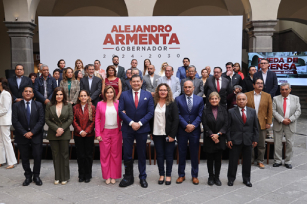 El gobernador electo Armenta presenta parte de su gabinete