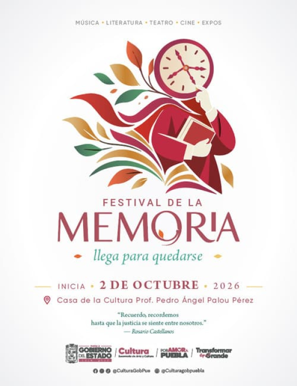 Inicia el Festival de la Memoria en Puebla