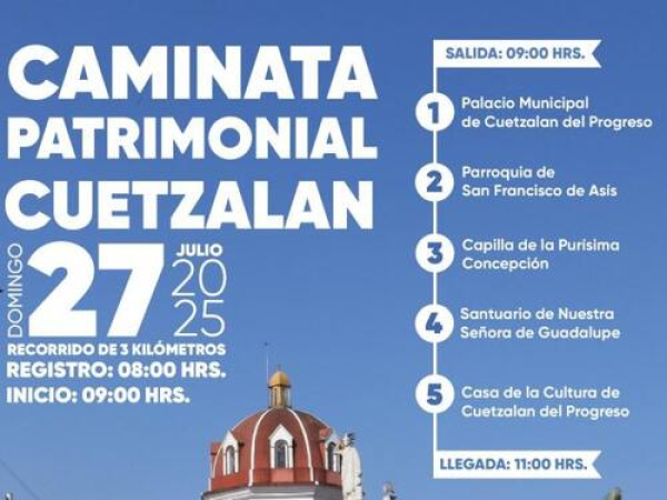 ¡Asiste a la caminata patrimonial en Cuetzalan!