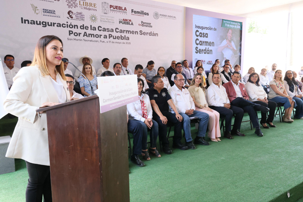 Queda inaugurada Casa Carmen Serdán en San Martin Texmelucan
