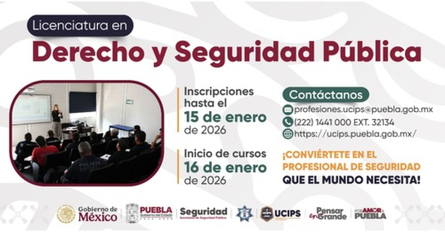 UCIPS oferta licenciaturas para polic&iacute;as