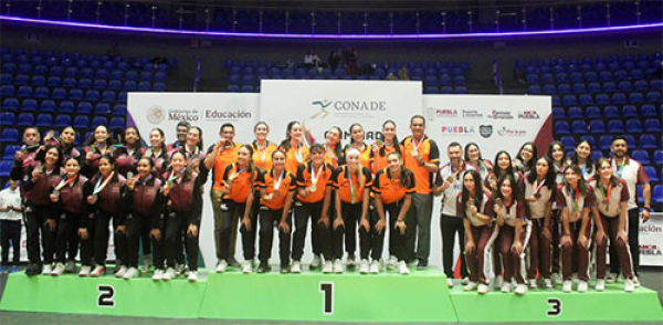 Nuevo León conquista voleibol de sala en la Olimpiada Nacional