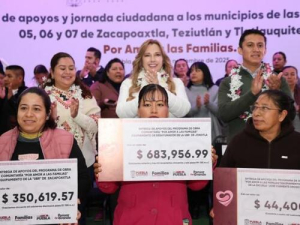 SEDIF lleva apoyos a Zacapoaxtla