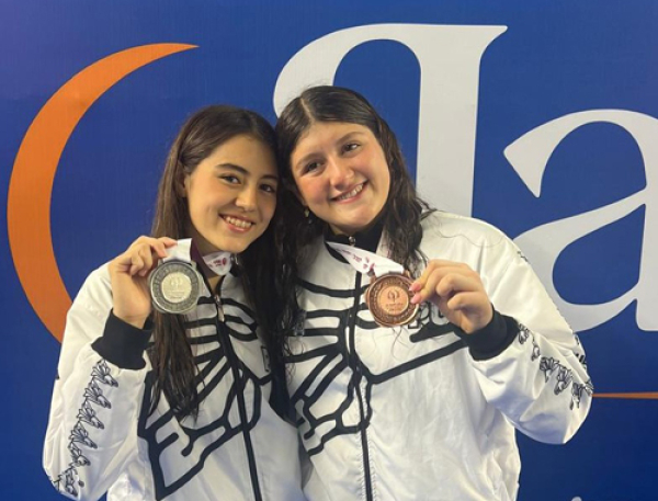 Conquistan Ximena Aguirre y María José Decuir plata y bronce