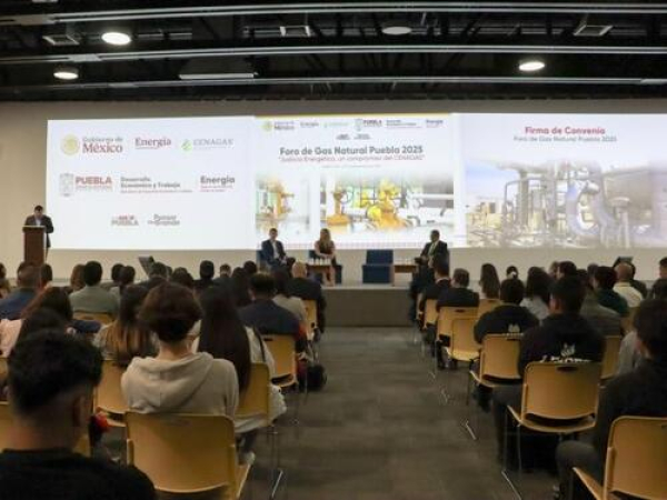Puebla celebra el &quot;Foro de Gas Natural 2025&quot;