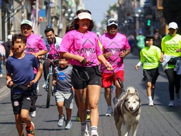 Rodada y Carrera por La Paz reúne a juventudes poblanas