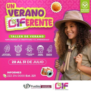 Anuncia SMDIF taller “Un verano DIFerente”