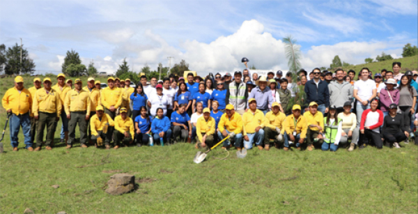 CANACINTRA Puebla se suma a la reforestación en Teyotla