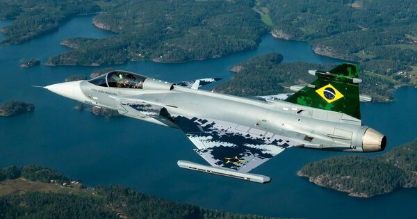 Brasil presenta el "Gripen F-39E"